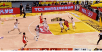广厦vs上海_胡金秋塔克上篮抢板_篮球CBA比赛直播配图