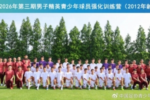 中国足球最新动态_2026年青少年球员强化训练营开营配图