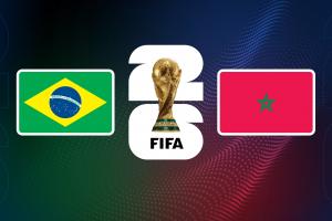 世界杯-巴西vs摩洛哥首发:内马尔伤缺,维尼修斯、阿什拉夫先发配图