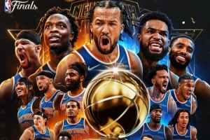 NBA官方:祝贺尼克斯夺得队史第三冠 时隔53年再夺总冠军配图
